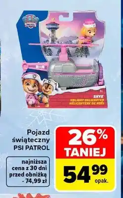 Carrefour Pojazd świąteczny Psi Patrol oferta