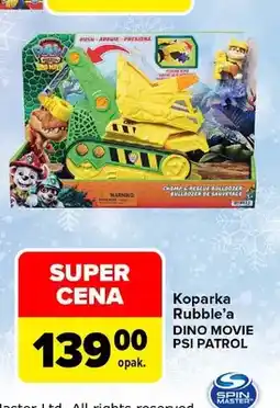 Carrefour Koparka Rubble'a Dino Movie Psi Patrol oferta