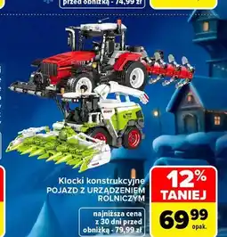 Carrefour Klocki konstrukcyjne pojazd z urządzeniem rolniczym oferta