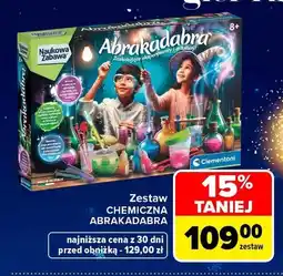 Carrefour Zestaw Chemiczna Abrakadabra Clementoni oferta