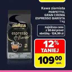 Carrefour Kawa ziarnista Perfetto Espresso Barista Lavazza oferta