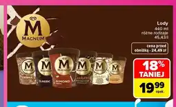Carrefour Lody Magnum różne rodzaje oferta