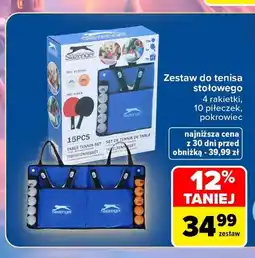 Carrefour Zestaw do tenisa stołowego Slazenger oferta