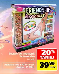 Carrefour Zestaw do tworzenia bransoletek koraliki oferta