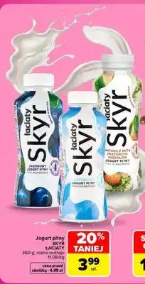 Carrefour Jogurt pitny Skyr jagodowy Łaciate oferta