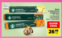 Carrefour Kawa w kapsułkach Starbucks Creamy Vanilla oferta