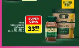 Carrefour Kawa rozpuszczalna Jacobs Krönung oferta