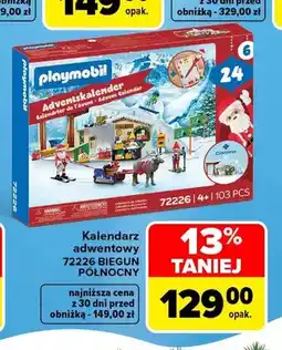 Carrefour Kalendarz adwentowy 72226 biegun północny Playmobil oferta