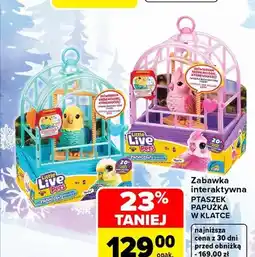 Carrefour Zabawka interaktywna ptaszek w klatce Little Live Pets oferta