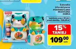 Carrefour Zabawka interaktywna podświetlana Muzyczna Żabka Fisher-Price oferta