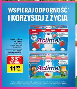 Carrefour Jogurt pitny Actimel truskawka 8-pak oferta