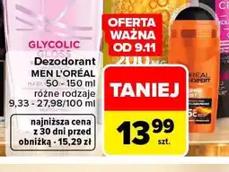 Carrefour Dezodorant Men L'Oréal L'Oréal Paris oferta