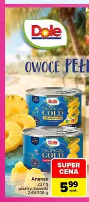 Carrefour Ananas w puszce plastry Dole oferta