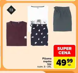 Carrefour Piżama męska TEX oferta
