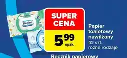 Carrefour Papier toaletowy nawilżany Regina oferta