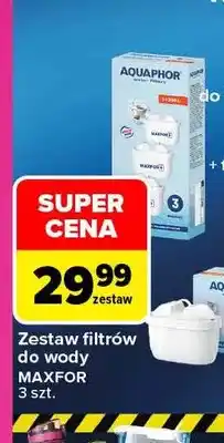 Carrefour Zestaw filtrów do wody Maxfor 3 szt. Aquaphor oferta