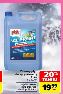 Carrefour Zimowy płyn do spryskiwaczy Plak oferta