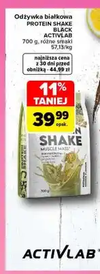 Carrefour Odżywka białkowa Protein Shake Black Activlab oferta