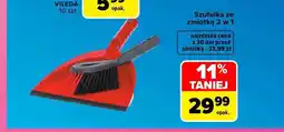 Carrefour Szufelka ze zmiotką 2 w 1 Vileda oferta
