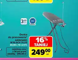 Carrefour Deska do prasowania Airboard M Black Plus Leifheit oferta