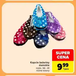 Carrefour Kapcie baleriny damskie rozm. 36-41 oferta