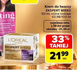 Carrefour Krem do twarzy Ekspert Wieku L'Oréal Paris oferta