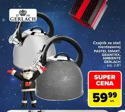 Carrefour Czajnik ze stali nierdzewnej Pastel Smart Gerlach oferta