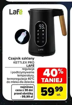 Carrefour Czajnik szklany Kettlex Pro Lafé oferta