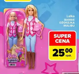 Carrefour Lalka Barbie Dżokejka Malibu oferta