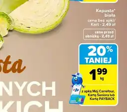 Carrefour Kapusta biała oferta