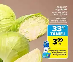 Carrefour Kapusta na gołąbki oferta
