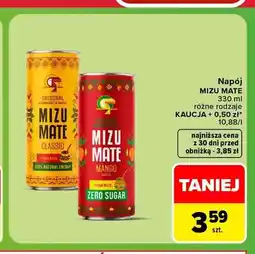 Carrefour Napój Mizu Mate Classic oferta
