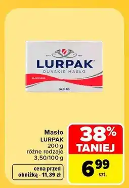 Carrefour Masło Lurpak oferta