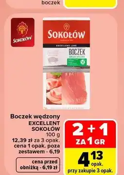 Carrefour Boczek wędzony Excellent Sokołów oferta