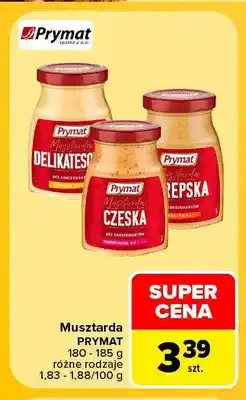 Carrefour Musztarda delikatesowa Prymat oferta