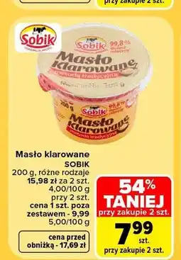 Carrefour Masło klarowane Sobik oferta