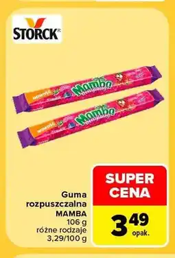 Carrefour Guma rozpuszczalna Mamba oferta