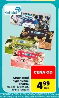 Carrefour Chusteczki higieniczne Regina 96 szt oferta