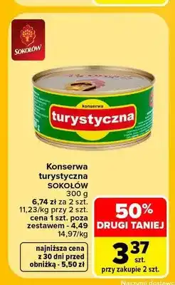 Carrefour Konserwa turystyczna Sokołów oferta