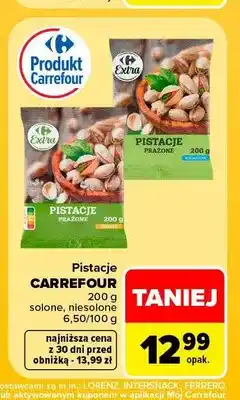 Carrefour Pistacje solone Carrefour oferta
