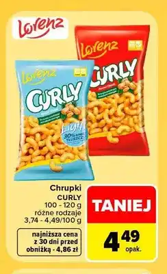 Carrefour Chrupki Curly oferta