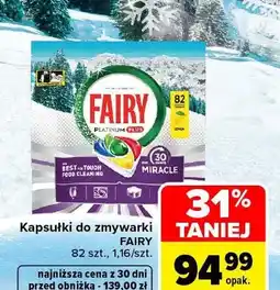 Carrefour Kapsułki do zmywarki Fairy oferta