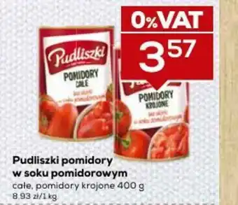 Lewiatan Pudliszki pomidory w soku pomidorowym 400g oferta