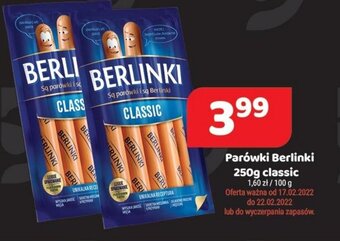 Delfin Parówki Berlinki 250g oferta