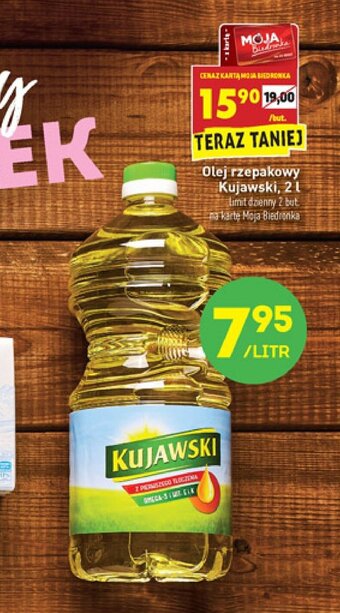 Biedronka Olej rzepakowy Kujawski 2l oferta