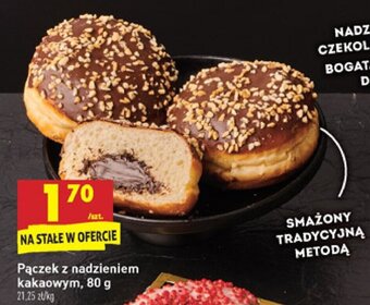 Biedronka Pączek z nadzieniem kakaowym 80g oferta