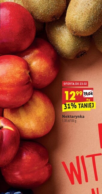Biedronka Nektarynka 1kg oferta