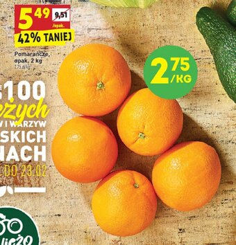 Biedronka Pomarańcze 2kg oferta