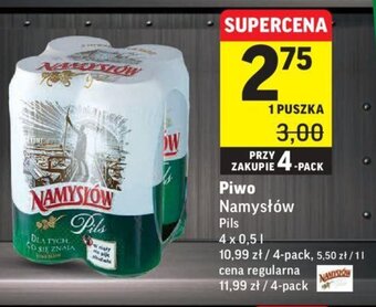 Intermarche Piwo Namysłów 500ml oferta