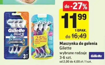 Intermarche Maszynka do golenia Gillette 3-6szt./1opak. oferta